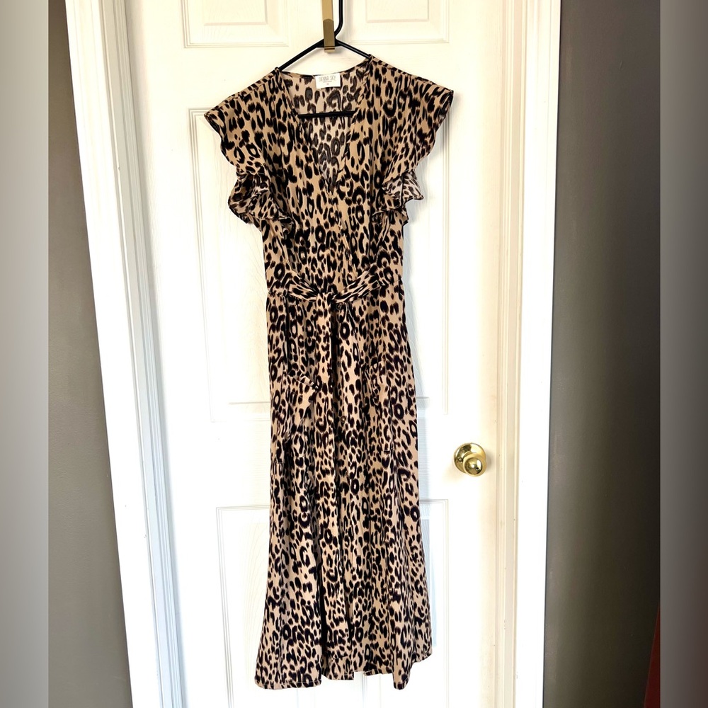 Sienna Sky Animal Print Maxi Dress